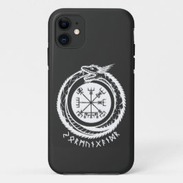 Jormungandr - Noordse rune iPhone 11 Hoesje
