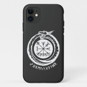 Jormungandr - Noordse rune iPhone 11 Hoesje