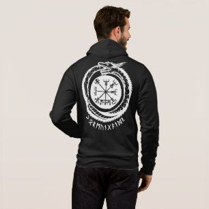 Jormungandr - Noordse rune Hoodie