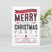 Jory Little Christmas Party Invitation (Debout devant)