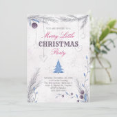 Jory Little Christmas Party Invitation (Debout devant)