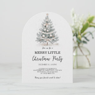 Jory Little Christmas Tree Party Invitation