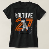 Jose Altuve Inline T-shirt (Design voorkant)