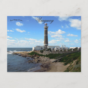 Jose Ignacio Vuurtoren in Maldonado Uruguay Briefkaart