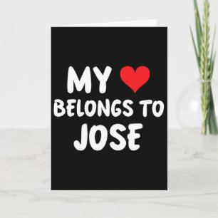 Jose - Mijn hart is van Jose - Liefde Kaart