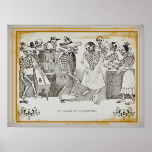 José Posada-El jarabe en ultratumba, 24 x 18-inch  Poster