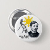 Jose Rizal Button (Voorkant /achterkant)