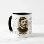 Jose Rizal Mi Ultimo Adios Mok (Voorkant links)
