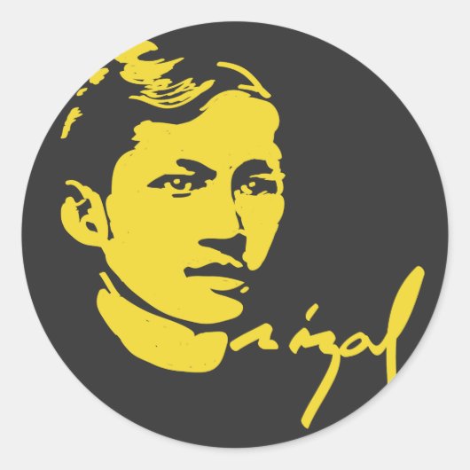 Jose Rizal sticker (Voorkant)
