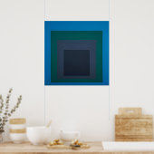 Josef Albers kunst Poster (Keuken)