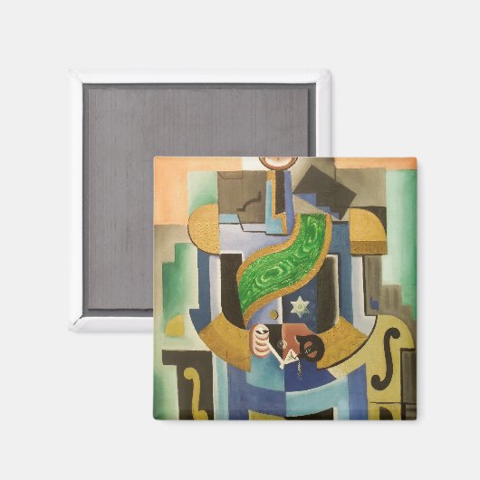 Josef Čapek (Tsjechisch, 1887 - 1945) Magneet (Voorkant / Achterkant)