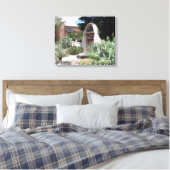 Josefina's oude poort canvas afdruk (Insitu (Slaapkamer))