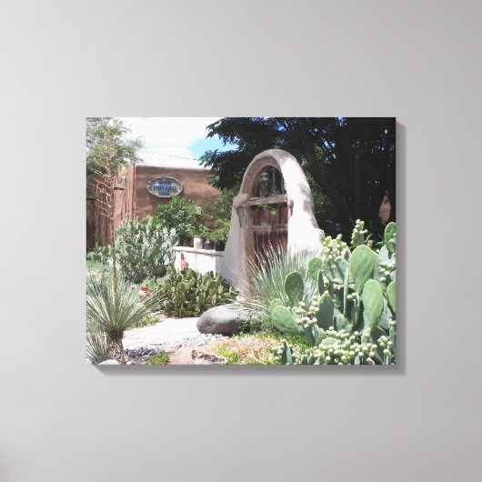 Josefina's oude poort canvas afdruk (Voorkant)