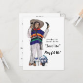 Joselito Sánchez del Río Kaart (Voorkant / Achterkant in situ)