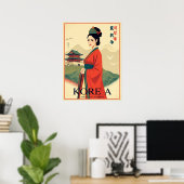 Joseon Empress - Poster Retro Vintage Hanbok (Bureau à domicile)