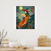 Joseon Witch - Retro  Hanbok Poster (Keuken)