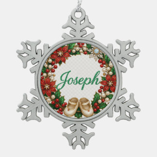 Joseph Baby’s First Christmas Snowflake Ornament