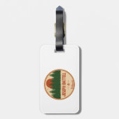 Joseph Battell Wilderness Vermont Bagagelabel (Achterkant verticaal)