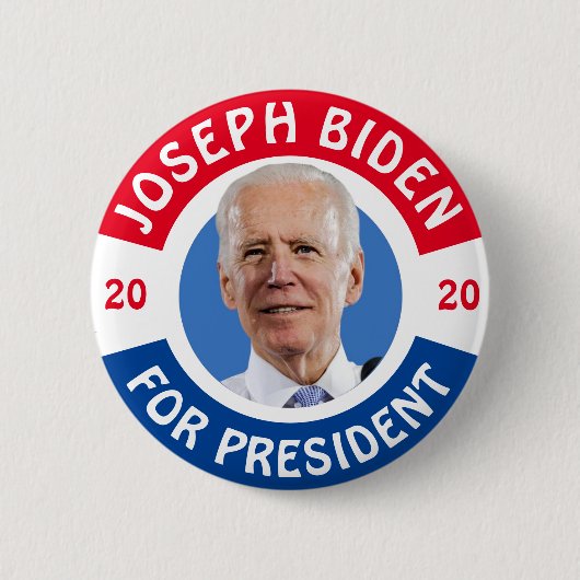 Joseph Biden for President 2020 Ronde Button 5,7 Cm (Voorkant)