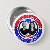 Joseph Biden & Kamala Harris 2020 Ronde Button 7,6 Cm (Voorkant /achterkant)