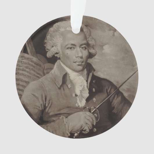 Joseph Bologne Chevalier de Saint-Georges Ornament (voorkant)