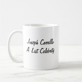 Joseph Carrillo over de Coffee Cup Koffiemok