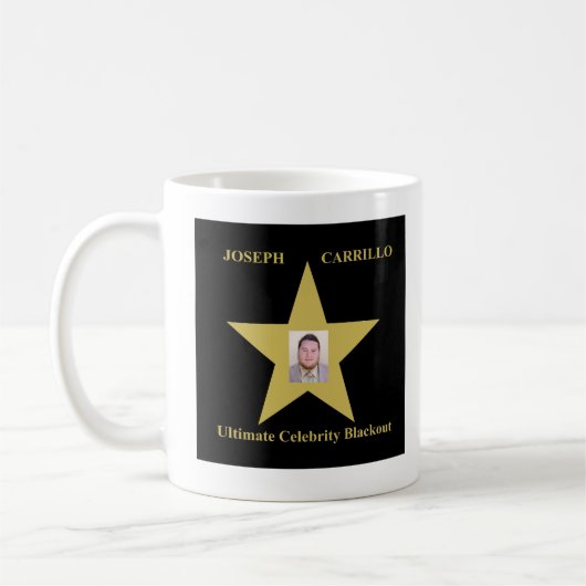 Joseph Carrillo Ultimate Celebrity Blackout Mug (Gauche)