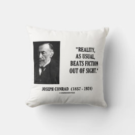Joseph Conrad Reality zoals gewoonlijk verslaat fi Kussen