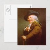 Joseph Ducreux Briefkaart (Voorkant / Achterkant)
