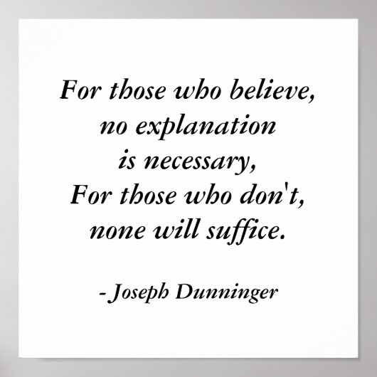 Joseph Dunninger Quote Poster van SRF (Voorkant)