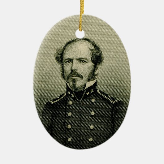 Joseph E. Johnston Keramisch Ornament (Voorkant)