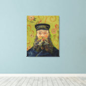 Joseph-Étienne Roulin (door Vincent van Gogh) Canvas Afdruk (Insitu (Houten vloer))