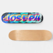 JOSEPH Gepersonaliseerd Graffiti Skateboard (Horizontaal)