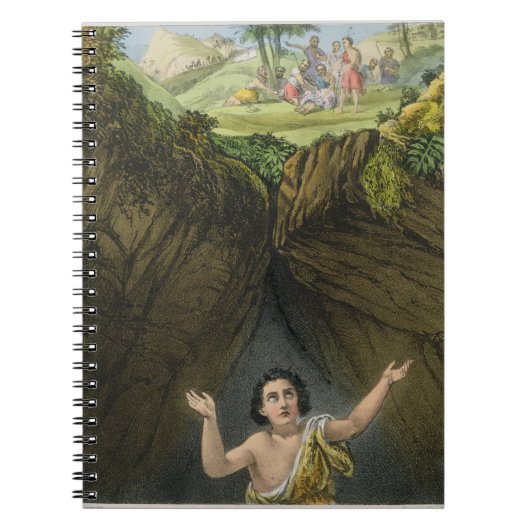 Joseph Ging in de put door zijn Brethren, van een  Notitieboek (Voorkant)