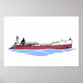 Joseph H. Thompson en tug Laura L. VanEnkevort Poster (Voorkant)