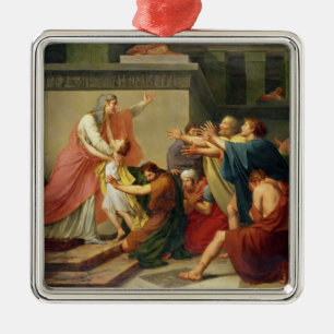 Joseph Herkend door zijn Broers Metalen Ornament