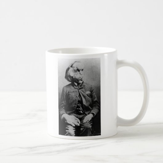 Joseph "John" Merrick The Elephant Man uit 1889 Koffiemok (Rechts)