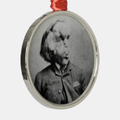 Joseph "John" Merrick The Elephant Man uit 1889 Metalen Ornament (Rechts)