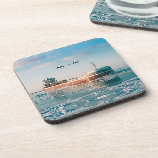 Joseph L. Ensemble de blocs de 6 dessous de verre  (Côté gauche)