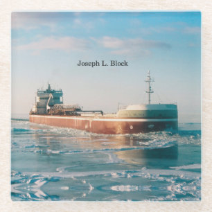 Joseph L. onderzetter van blokglas