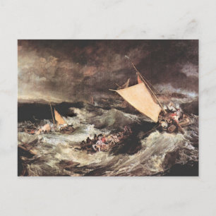 Joseph Mallord Turner - Shipwreck Briefkaart