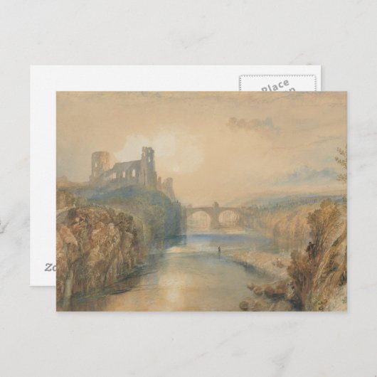 Joseph Mallord William Turner - Barnard Castle Briefkaart (Voorkant / Achterkant)