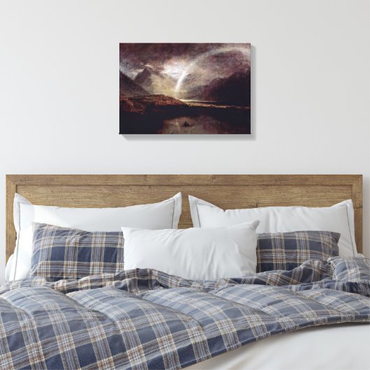 Joseph Mallord William Turner - Buttermere Lake Canvas Afdruk (Insitu (Slaapkamer))