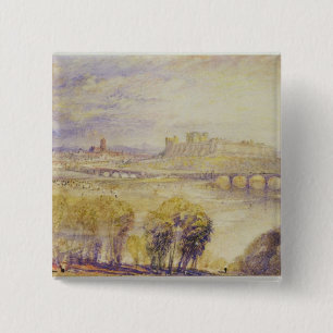 Joseph Mallord William Turner Carlisle, c.1832 ( Vierkante Button 5,1 Cm