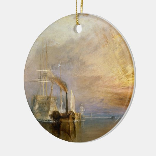 Joseph Mallord William Turner | De strijdingstempe Keramisch Ornament (Links)