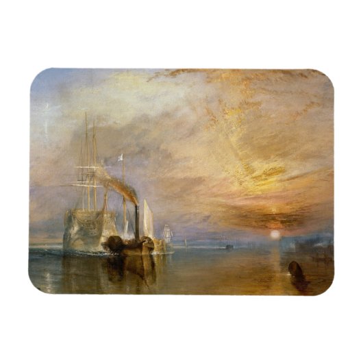 Joseph Mallord William Turner | De strijdingstempe Magneet (Horizontaal)