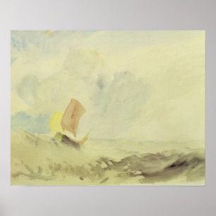 Joseph Mallord William Turner   Een stuk Zee - A R Poster