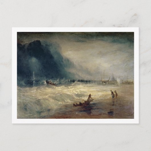 Joseph Mallord William Turner | Lifeboot en Manby Briefkaart (Voorkant)