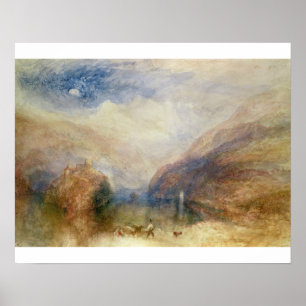 Joseph Mallord William Turner   Meer van Brienz (w Poster