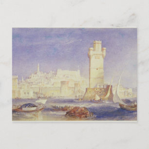 Joseph Mallord William Turner Rhodos, c.1823-24 Briefkaart